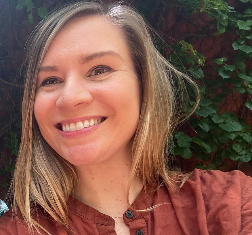 Kate Fisher smiling.