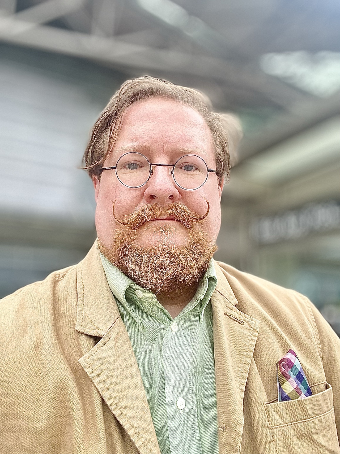 Michael Joyce smiling.