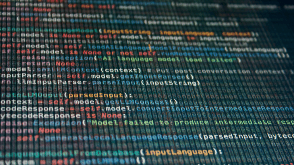Mock code for an AI Large Language Model (LLM) that could intelligently answer questions.