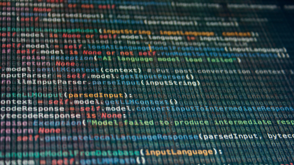 Mock code for an AI Large Language Model (LLM) that could intelligently answer questions.
